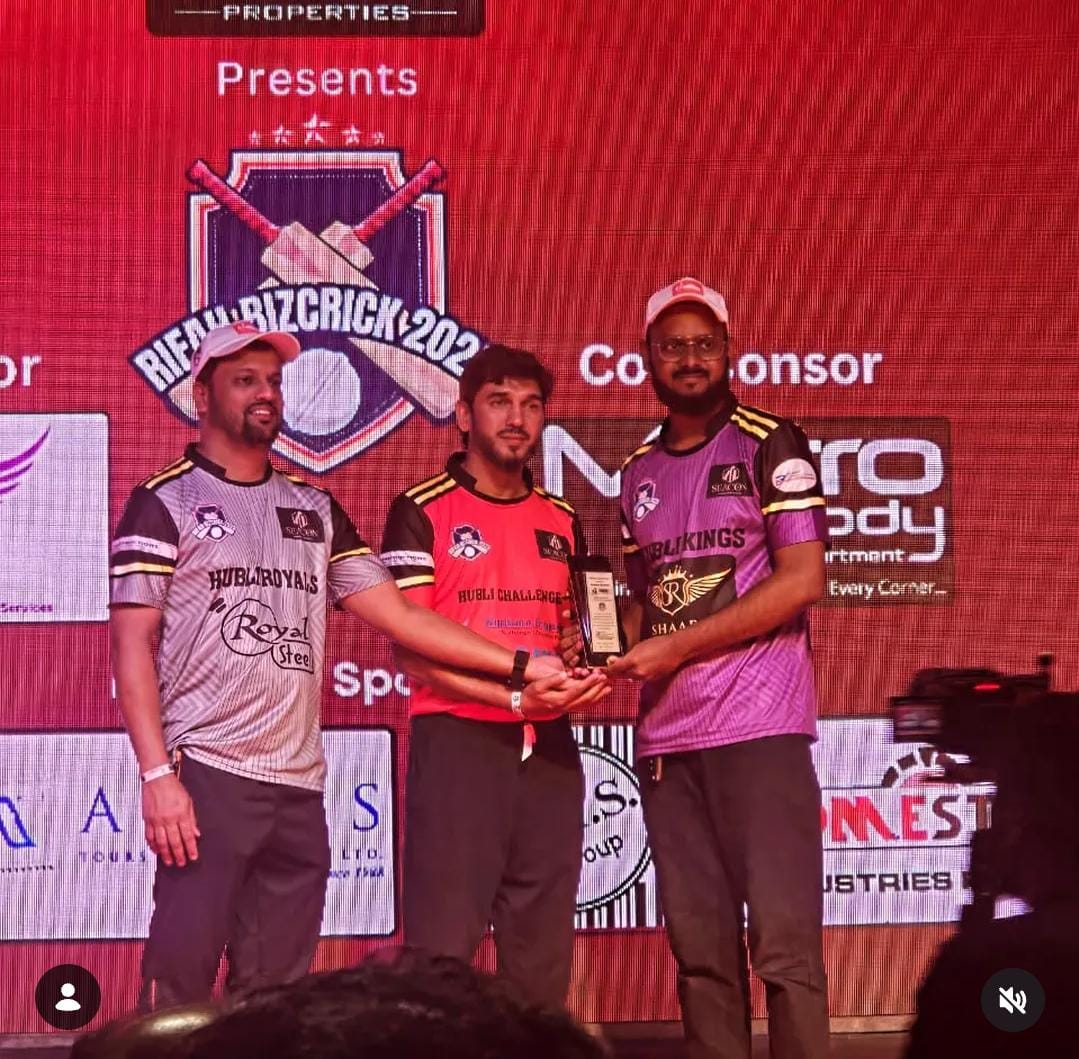 Hunain Bagaban at a sports and business event