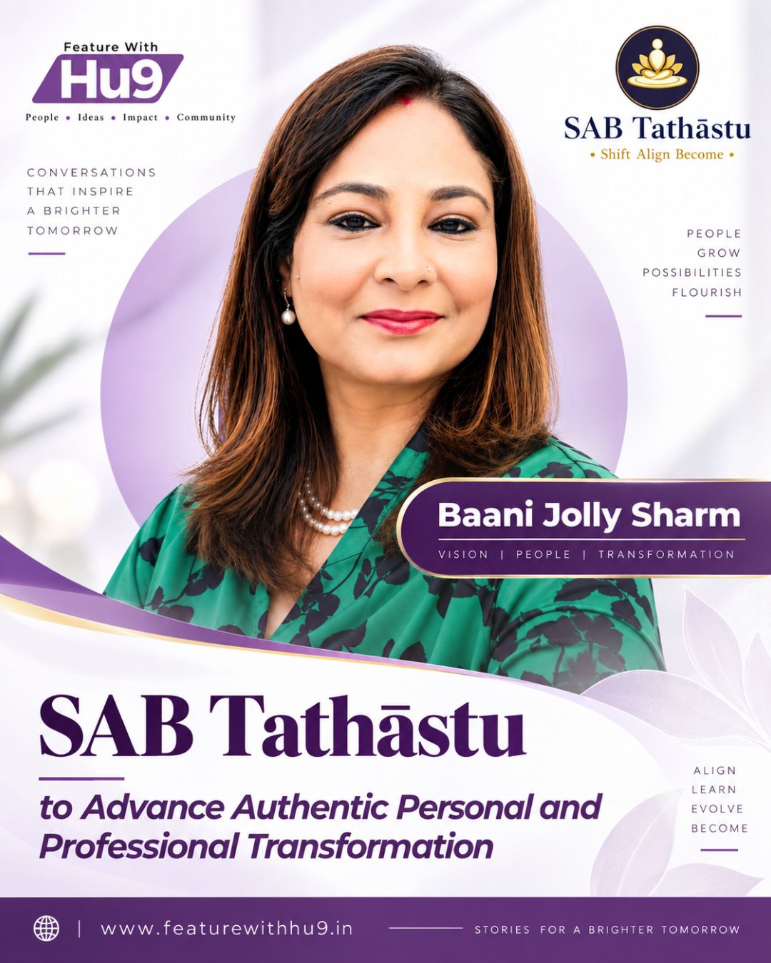 Baani Jolly Sharm Builds SAB Tathāstu to Advance Authentic Personal and Professional Transformation
