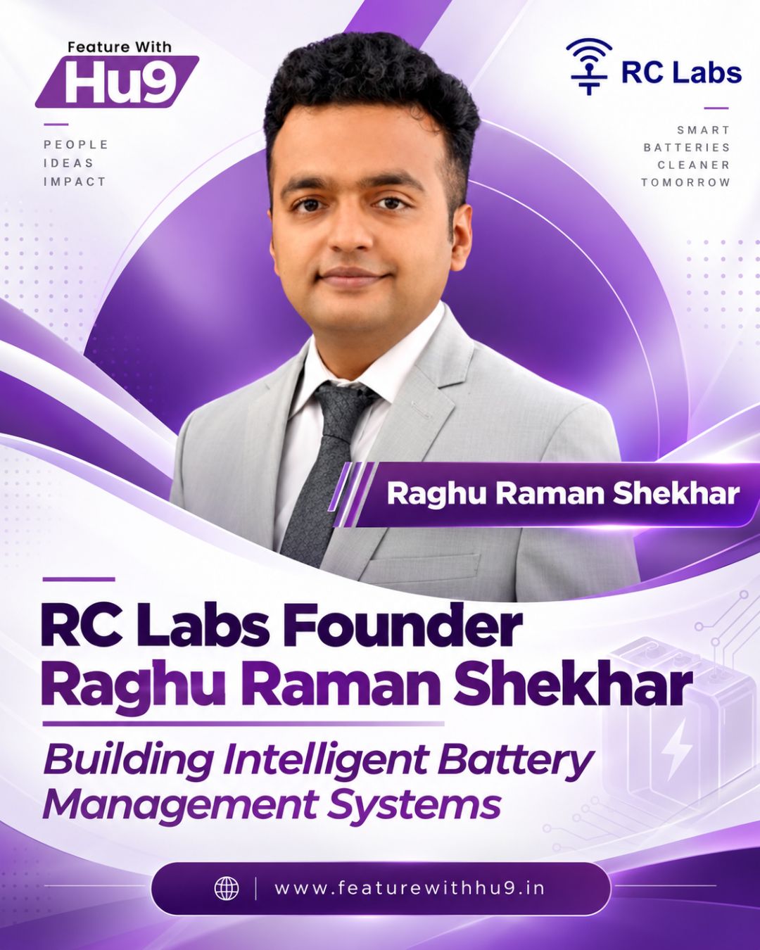 How RC Labs Founder Raghu Raman Shekhar Is Building Intelligent Battery Management Systems