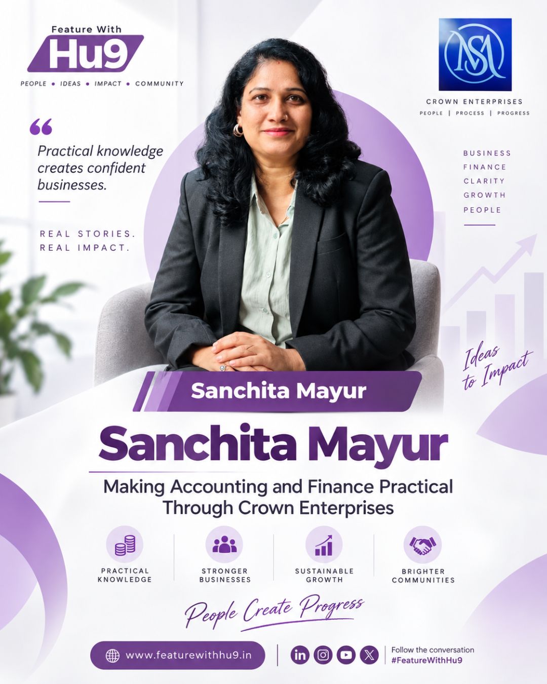 Sanchita Mayur Maddennavar: Making Accounting and Finance Practical Through Crown Enterprises