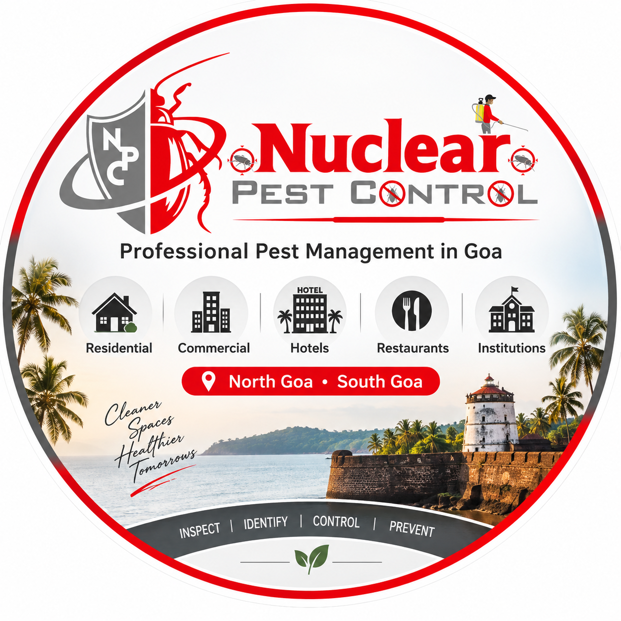 Nuclear Pest Control & Hygeine Solution logo