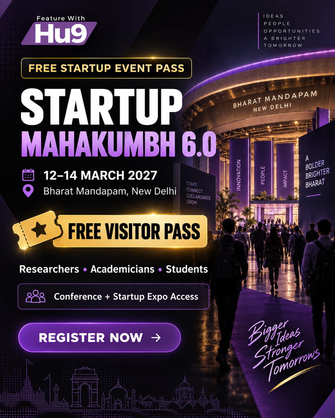 Startup Mahakumbh 6.0 – Free Visitor Pass 2027