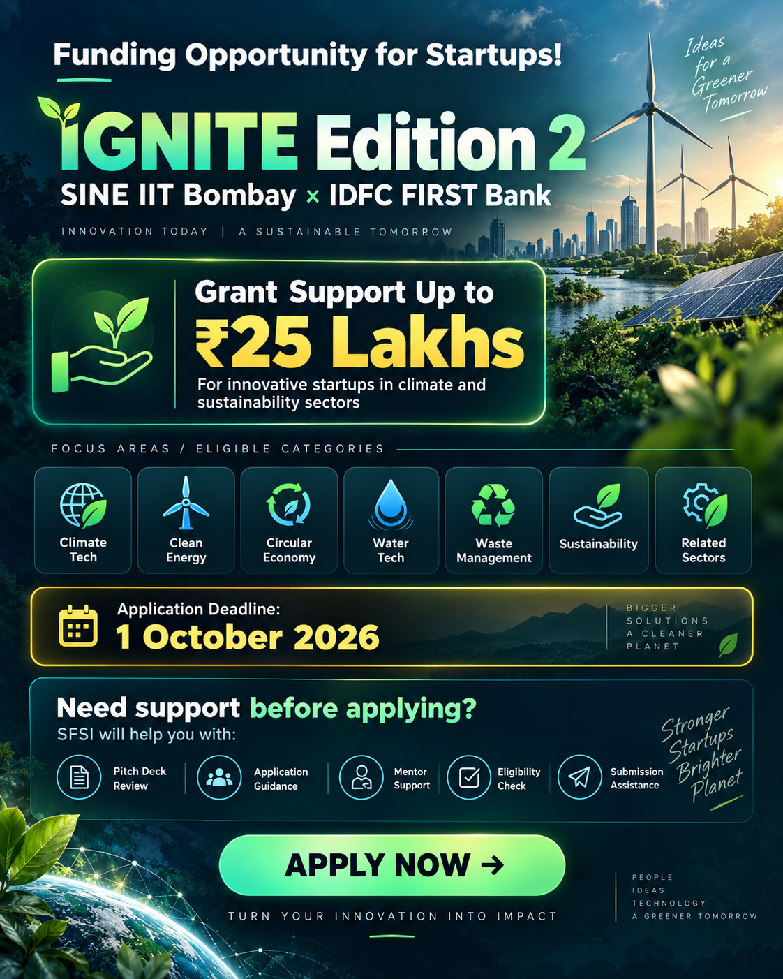 IGNITE Edition 2 – SINE IIT Bombay x IDFC FIRST Bank