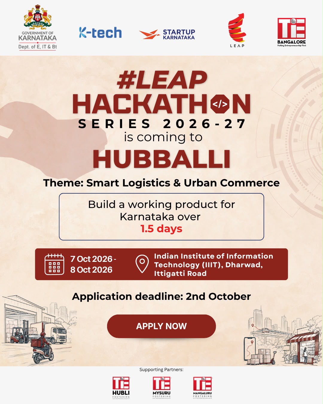 LEAP Hackathon Series 2026–27 – Hubballi Edition