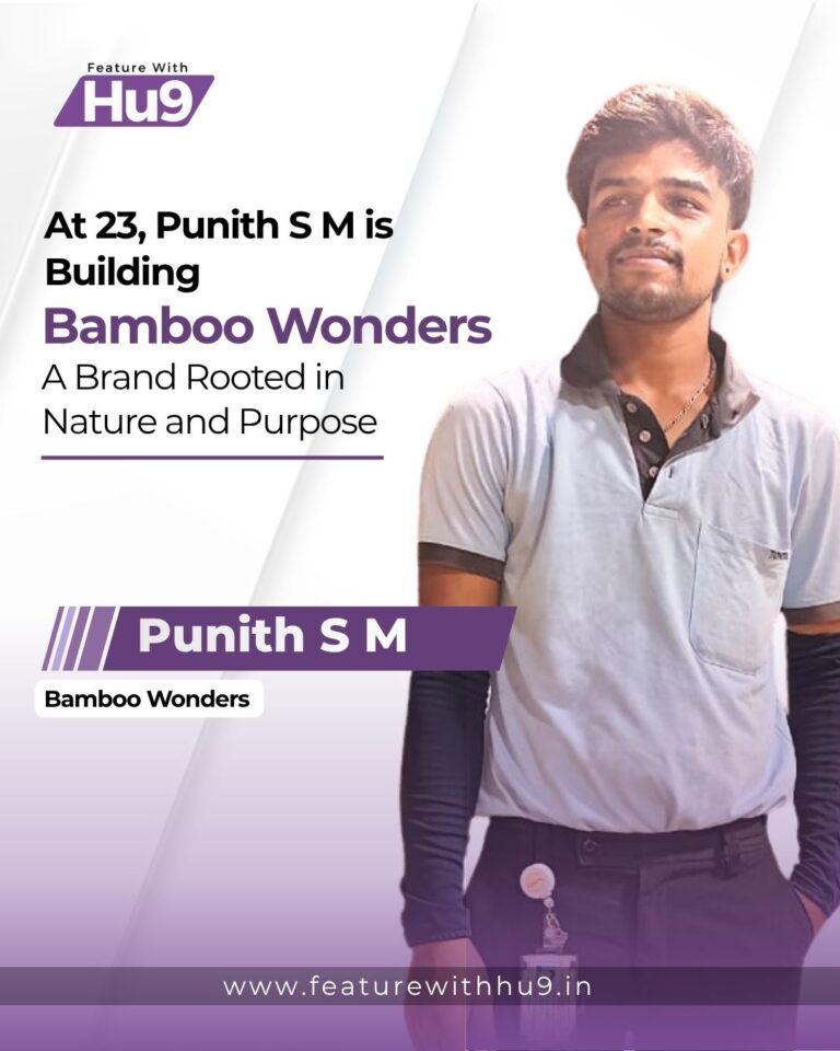 At 23, Punith S M is Building Bamboo Wonders — A Brand Rooted in Nature and Purpose