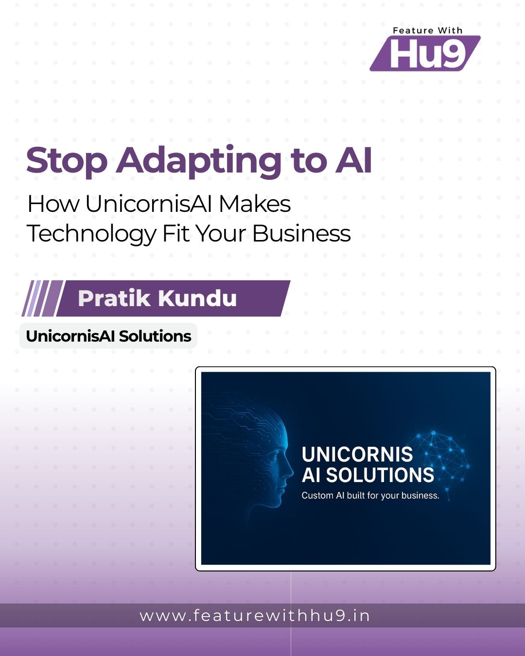 You are currently viewing Stop Adapting to AI: How UnicornisAI Makes Technology Fit Your Business